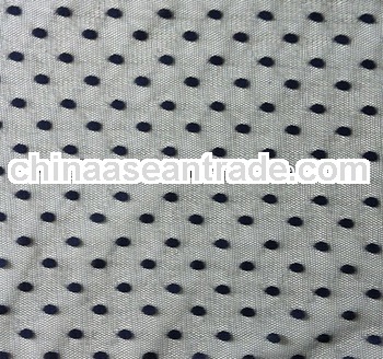 Pin dot polyester or nylon mesh fabric