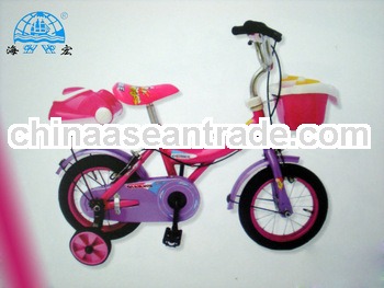 Pink and purple color with front basket rear box baby girl BMX,kid bicycle cycle