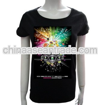 Plain Dyed customized girls t-shirt designs