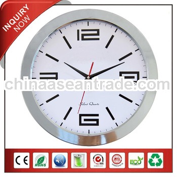 Plastic Backward Wall Clock For Elderly