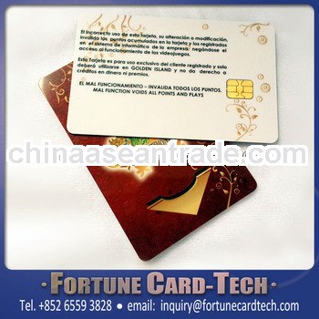 Plastic Smart Card with Contact IC Chip