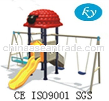 Plastic playground slide equipment (KYM--4103)