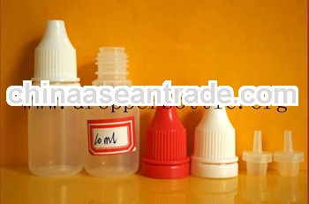 Plastic squeeze 10 dropper bottles with tamperproof cap