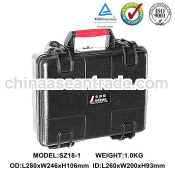 Plastic waterproof equipment carrying cases