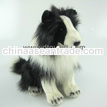 Plush toy dog shetland sheepdog