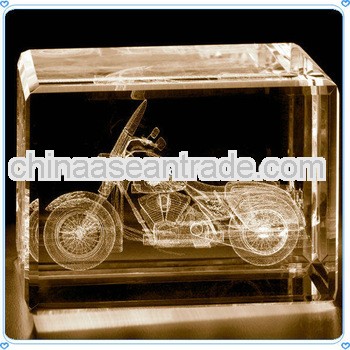 Polished Antique K9 Crystal Super Motorbike Block For Motorbike Racing Championship