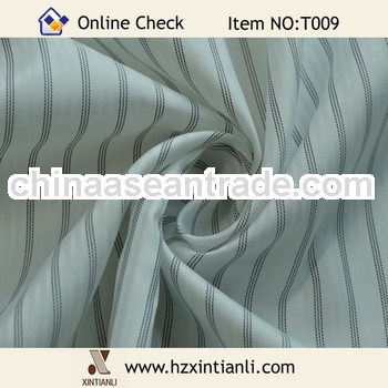 Polyester Striped Fabrics for Suit and Jacket Lining