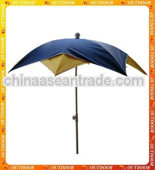 Polyester fabric,double layer beach umbrella(patio umbrella,parasol)