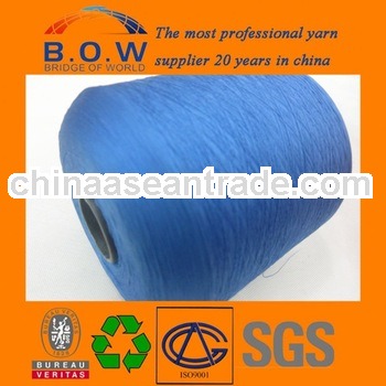 Polyester filament twisted yarn for label