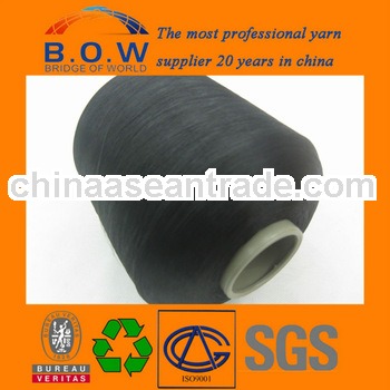 Polyester twisted yarn in korea market black color