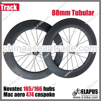 Popular Carbon Fllip Flop Wheel Clincher 88mm Tubular