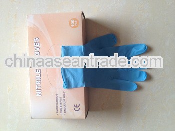 Popular Disposable Blue Nitrile Exam Glove