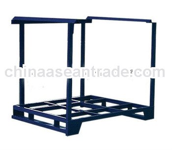 Powder coated steel household appliance pallet container