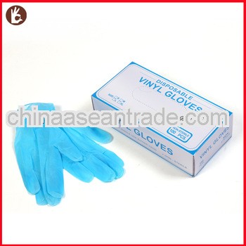 Powdered&powder free disposable vinyl gloves/heat resistant pvc glove