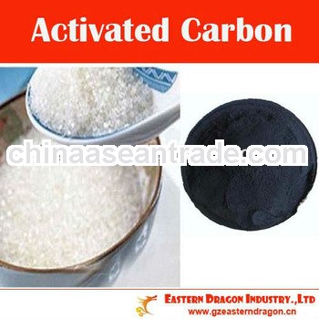 Powdered wood activated carbon for Refining of sugar