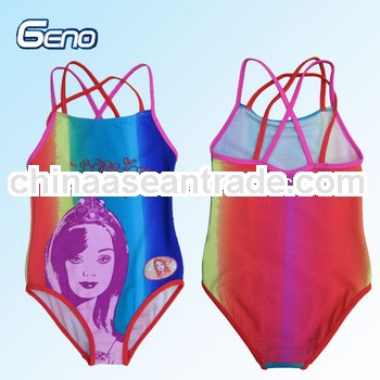 Pretty digital printing one piece swimsuit