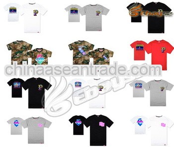 Pretty emboridery long sleeve brushed cotton t-shirts