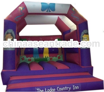 Princess adults/kids bouncy castle,Pink PVC inflatable bouncer for sale