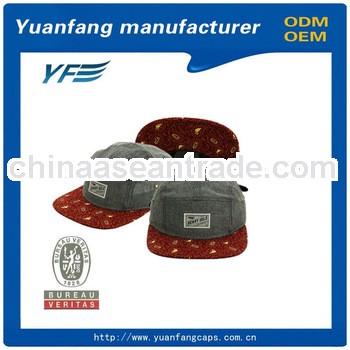 Printing custom snapback trucker cap sport hat