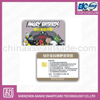 Professional manufacturer for SLE5542/5528/Fudan4442/4428/AT24C/AT88SC Series contact smart IC cards