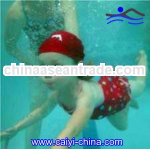 Professional waterproof kids swimming caps for underwater