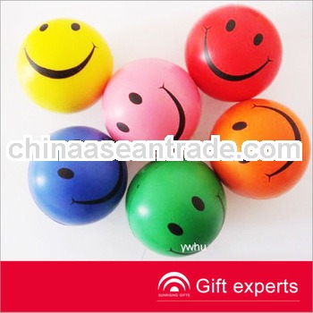 Promotional Top Quality Cheap PU Smiley Ball