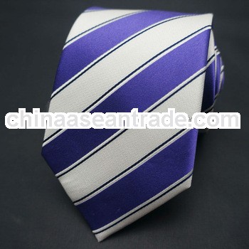 Purple silk stripe ties