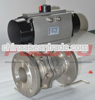 Q641F flanged stainless steel hot water ball valve