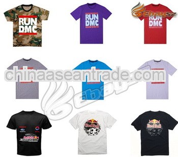 Quality emboridered hot sale design print t-shirts
