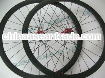 Quality guarranty 700c full carbon cyclocross bike wheelset