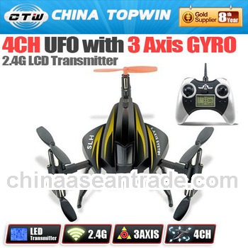 REH886047_4CH rc ufo toys with 3 axis gyro and 2.4G LCD transmitter