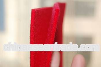 Red 3mm hight quanlity of upholstery fabric