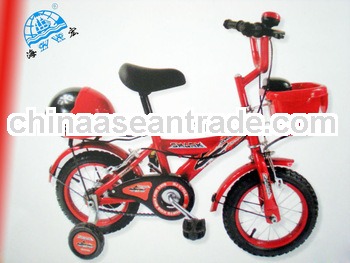 Red color with rear box training wheel fashional design kid BMX,child bike cycle for sale approved I