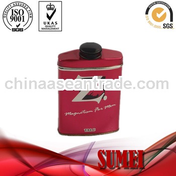 Red perfumes tin box