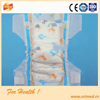 Refastenable tapes cartoon printed cute diapers