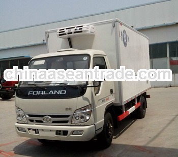 Refrigerated truck body with cycle control unit