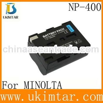 Replacement Camera battery for MINOLTA NP-400 with high quality factory supply