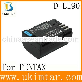 Replacement camcorder Camera Battery for Pentax D-Li90 K5 K7 factory supply