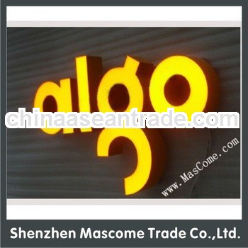 Resin Front Light Led Sign