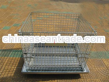 Roll pallet cage