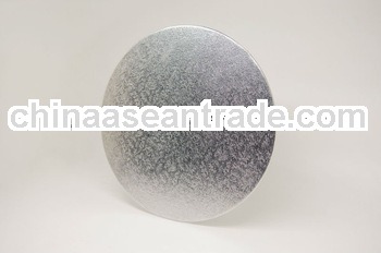 Round Silver cake board 11inch--HARDBOARD BOARD