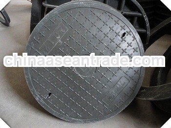 Round plastic sewer manhole cover