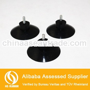 Rubber suction foot with M4,M8 screws