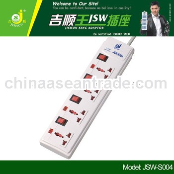 S004 High Quality Power Strip Extension Socket Surge Protection