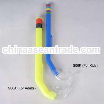 S06 Scuba diving snorkel,semi-dry snorkel for kids&adults free diving