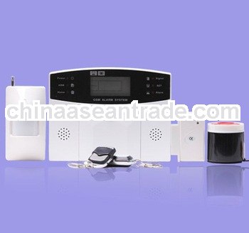 SMS and voice alarm GSM Burglar wireless Alarm system with SIM card