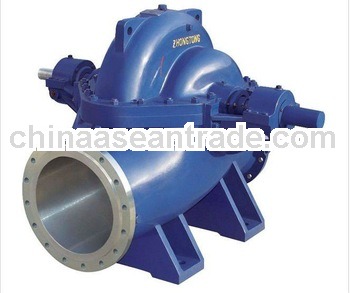 SS series horizontal split case pump with staggered and skewed vane impeller