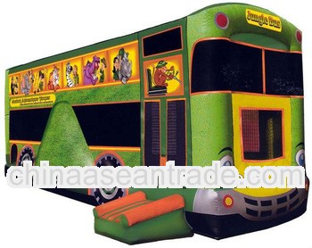 Safari Bus Inflatable Bouncer