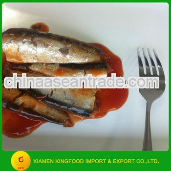 Sardine can in tomato sauce/in vegetable oil