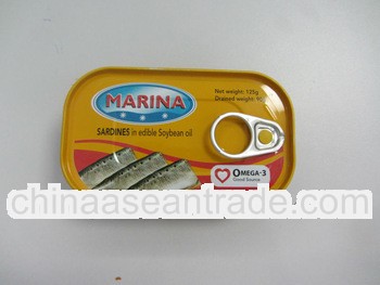 Sardine fish in vegetable oil